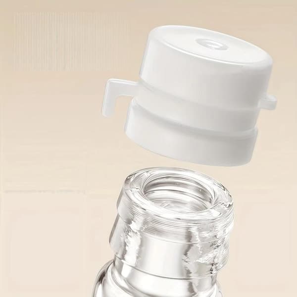 10 Mini Reseflaskor, Läckagesäkra Bärbara Transparenta Tomma Glasflaskor 10pcs