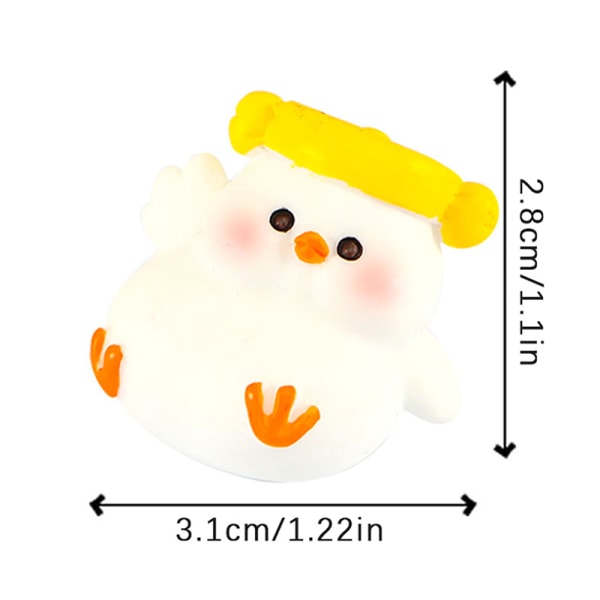 e Little Fat Chicken Mini Decoration Dollhouse Micro Maisema A4