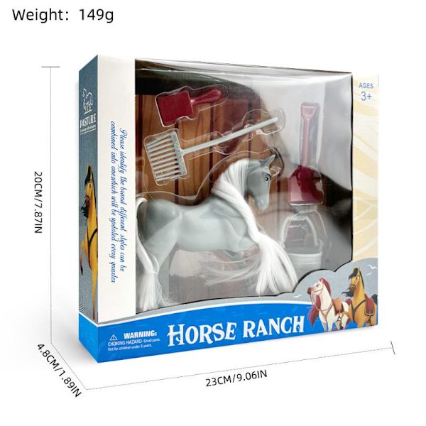 Ranch Häst Modell Leksaker Gray
