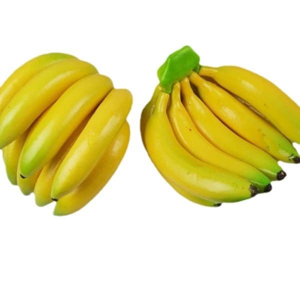 Kunstig Banan Dekorativ Plast Frukt Realistisk Simulert A5