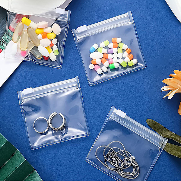 Pill räkning och sortering bricksats med blixtlås Pill Organizer 5PCS