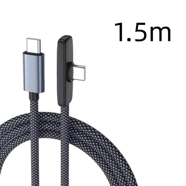 90 graders typ C-kabel 100W snabbladdning dataöverföringskablar 100cm
