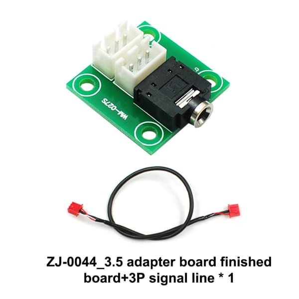 1Set 3,5 mm hörlurar o signalöverföring XH2.54 3P terminalkabel A3
