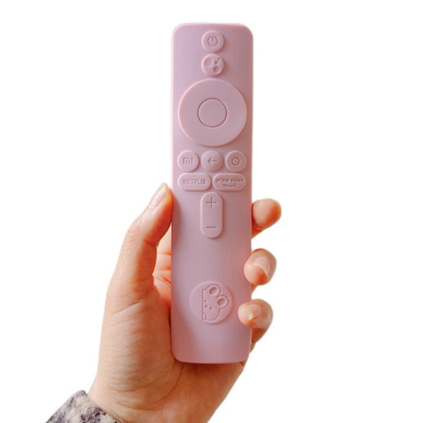 Skal till Mi TV Box S Wifi Fjärrkontroll Case proof Protector Pink