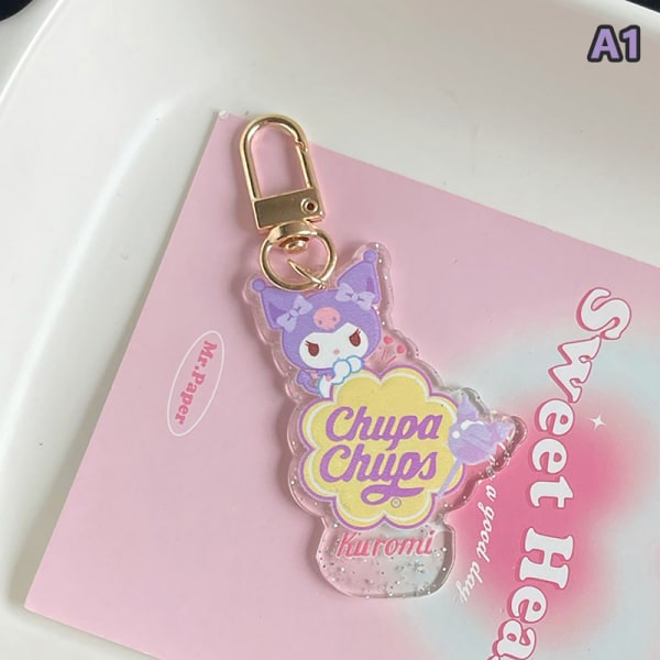 Anime Cartoon Kawaii Akryl Nøglering Vedhæng Taske Charm Decorat A7