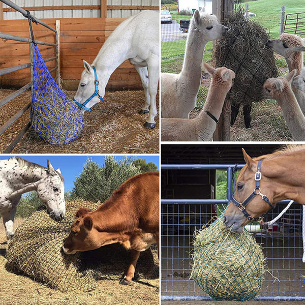 Haylage Net Slitesterk hestepleieprodukter Små hull høy Net Hay Blue