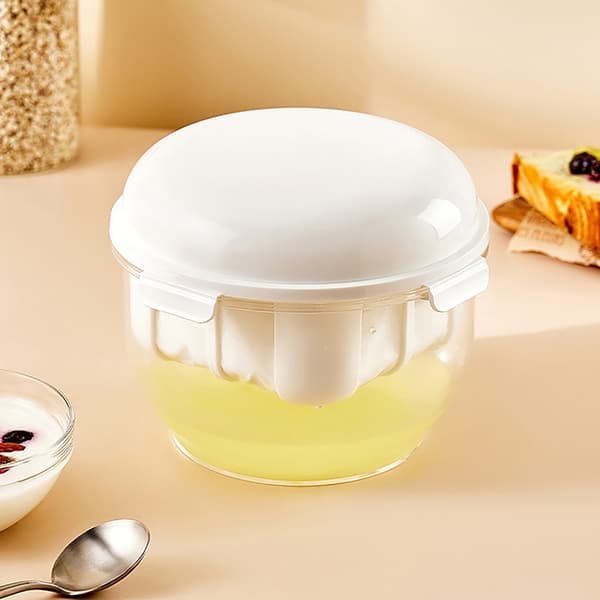1 st grekisk yoghurt-sil med finmask och lock