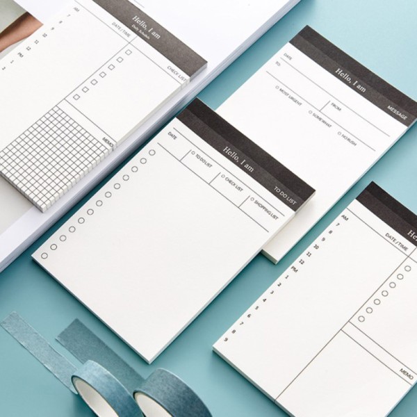 Daglig Ukentlig Planlegger Agenda Notatbok Rivbar Memo To Do List todo-list