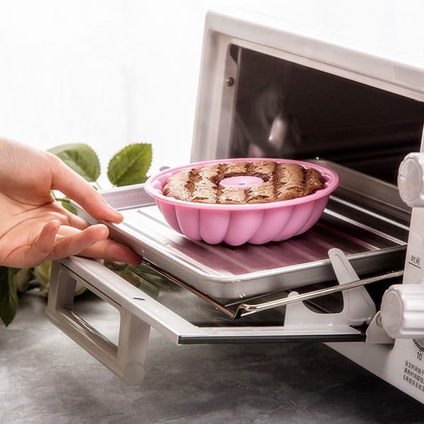 Silikon Spiralmönster Kakform Mini Kakform Gelépudding M 1pc