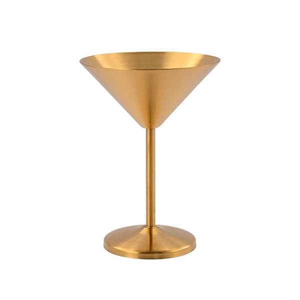 Martini-kopper i rustfrit stål Cocktailglas Isdessert G A1