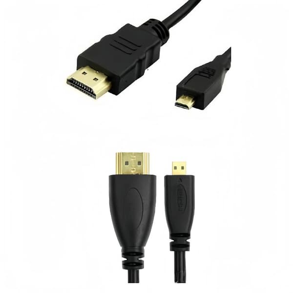 1 stk. Mini HDMI retvinklet 90-graders han til hun adapterstik A2