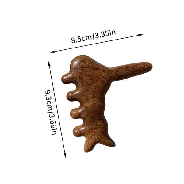 Puinen Gua Sha jalkahieroja