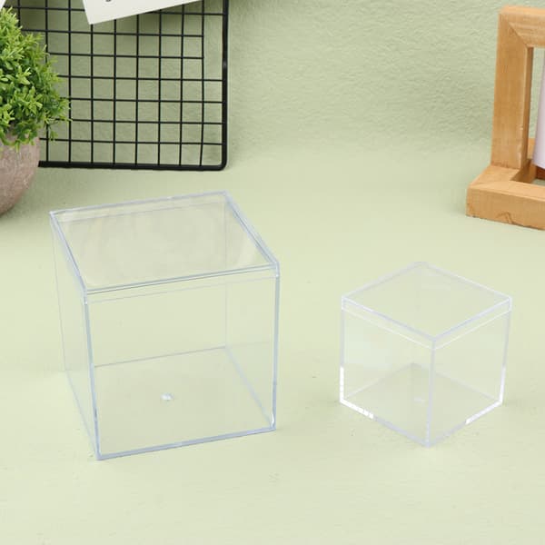 1 st transparent akrylbox plastorganisatör förpackningslåda Ca L