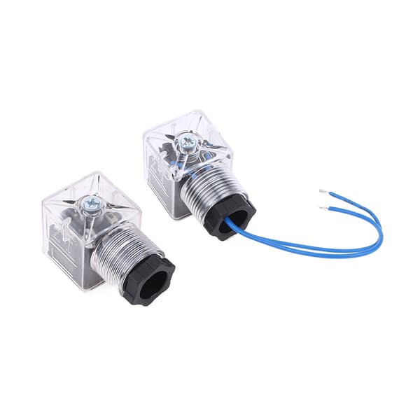 Solenoidikäämin pistoke hydrauliventtiili läpinäkyvä jännite universaali DC12V with wire