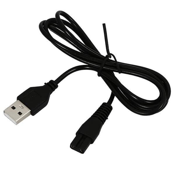USB kaapelin latauslinja, 5 V taskulamppuparranajokone white