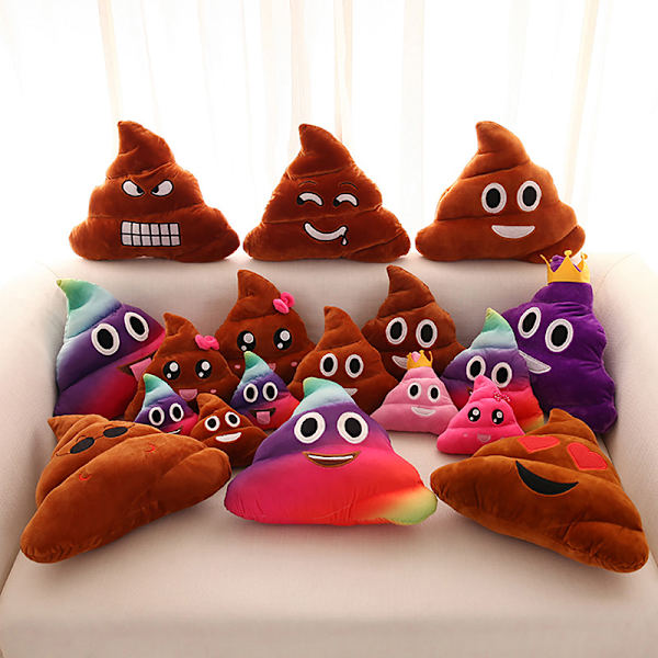 Poop Plysj utstoppet dukke leketøy Julebarn gaver Strange Po A1
