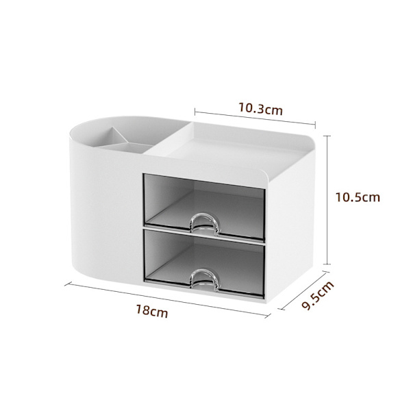 Penneholder med skuff Multifunksjon Desktop Organizer Statione A1