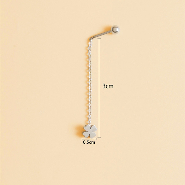 Enkel stil Box Chain Tassel Drop øredobber for kvinner Long Dang