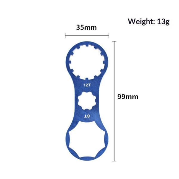 Framgaffellock i aluminiumlegering för cykel Högprecisionscykelreparation A2