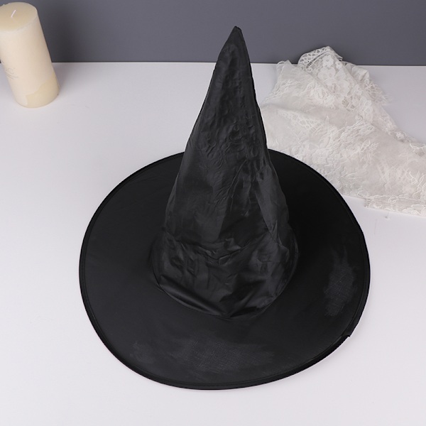 1 stk. Halloween sort heksehat hængende heksehat til Hallowe