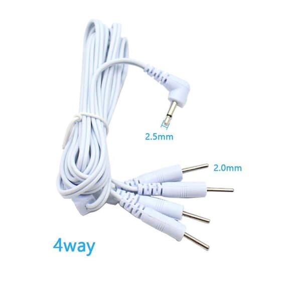 2-vejs/4-vejs stikledninger til massageapparat elektrisk muskelstimulator A4
