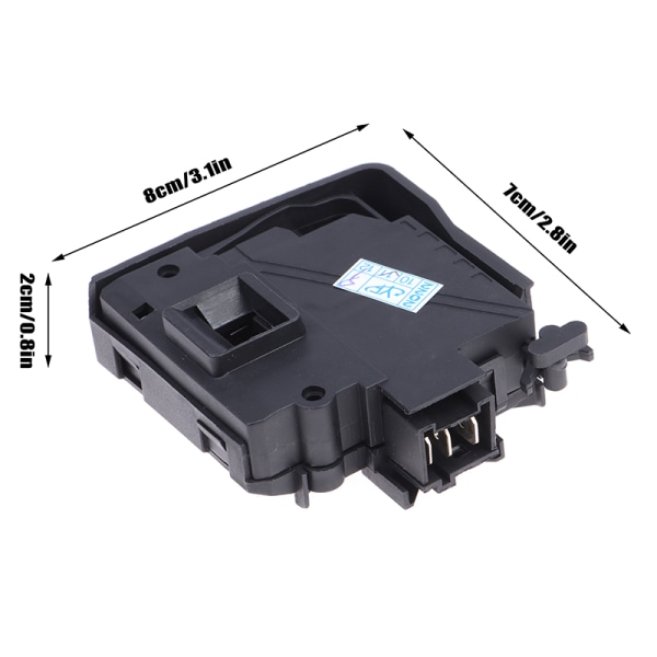 WD12J8420GX/SC WW90H7410EW dørlåsbryter TYPE881 trommel