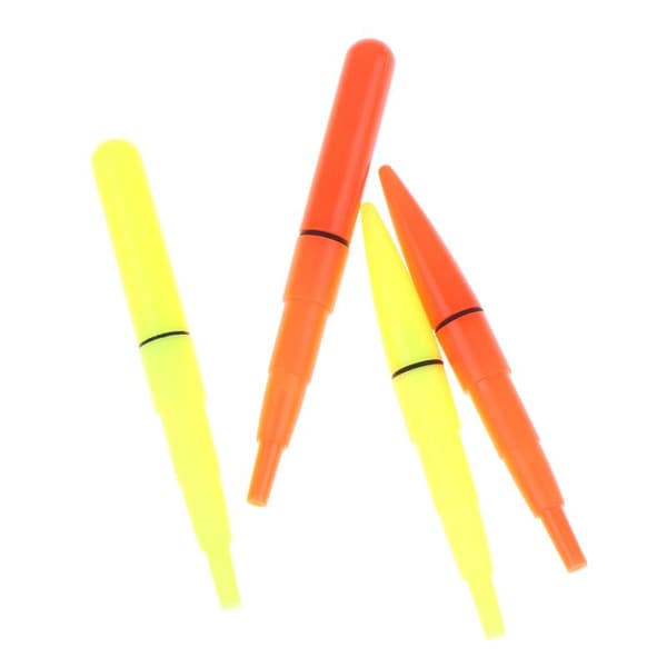 5 stk. LED natfiskeflåd baglygter fiskestang spidslys Red Pointed 5pcs