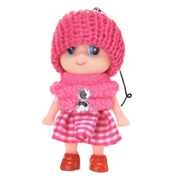 1 st Mjuka Baby Dolls Interactive Mini Doll Telefon Hängande Barn