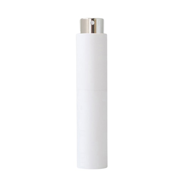 10 ml kannettava mini uudelleentäytettävä hajuvesipullo, suihke, tyhjä kosmetiikka White