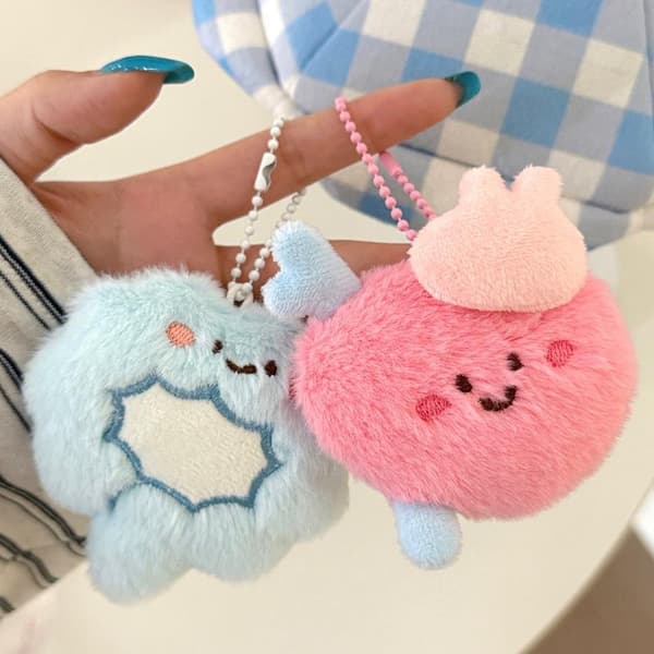 1 kpl e Furry Organ Stuff Animal roikkuva reppu avaimenperä Creat A2