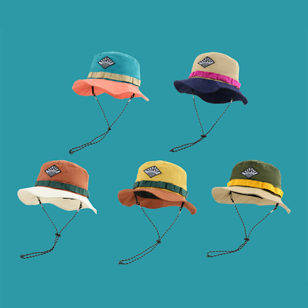 Snabbtorkande Packable Hats Fishmen Hattar Dam Sommar Portable Su C