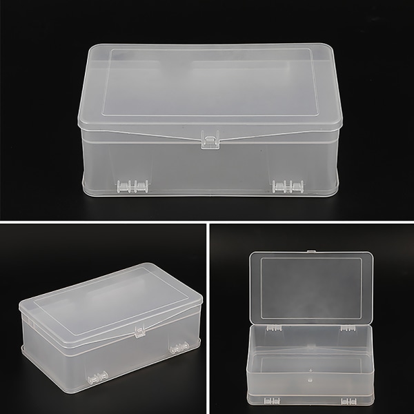 2 Floors Big Space Nail Art Opbevaringsboks Værktøjer Nail Organizer Ma Clear