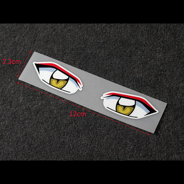 Devil eyes bilklistremerker bilhjelm elbil motorsykkel refl A5