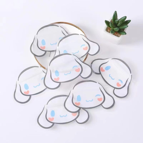 10 stk Transparent Ziplock Bag HelloKitty Kuromi Konserveringsmiddel Ba White