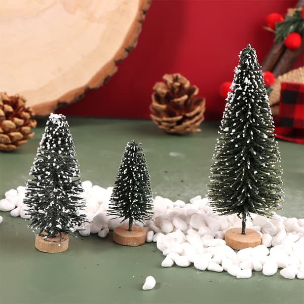 1:12 Dukkehus Miniature Juletræ Micro Landscape Decor T 5CM