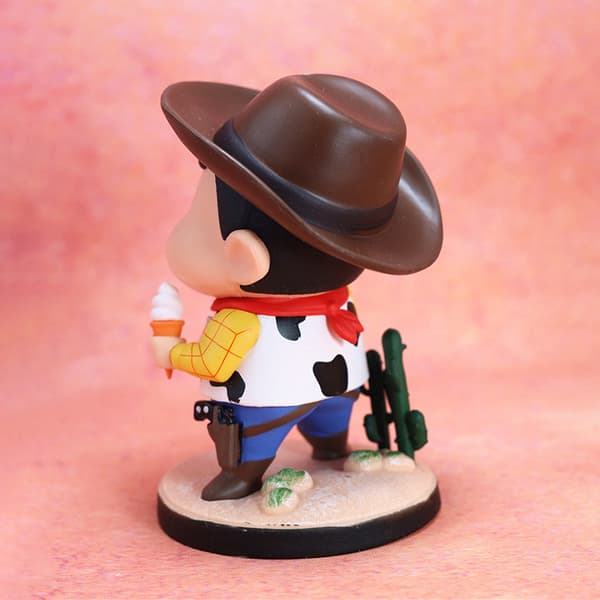 Crayon Inchan Huarui Baymax Cowboy Samlemodel Legetøjsdukke G A