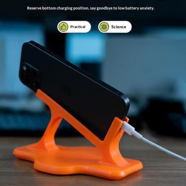 2 stk. sengs doven telefonholder til sideliggende stabil ergonomisk telefon A1
