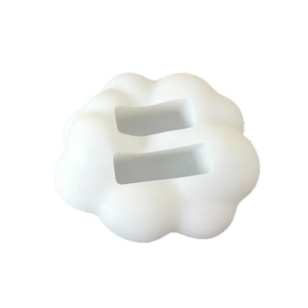 Fjärrkontrollhållare Organizer Molnformad Fjärrkontroll White