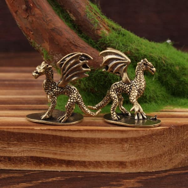 Pterosaur Messing Ornament Lille Flyvende Drage Statue Te Kæledyr De A2