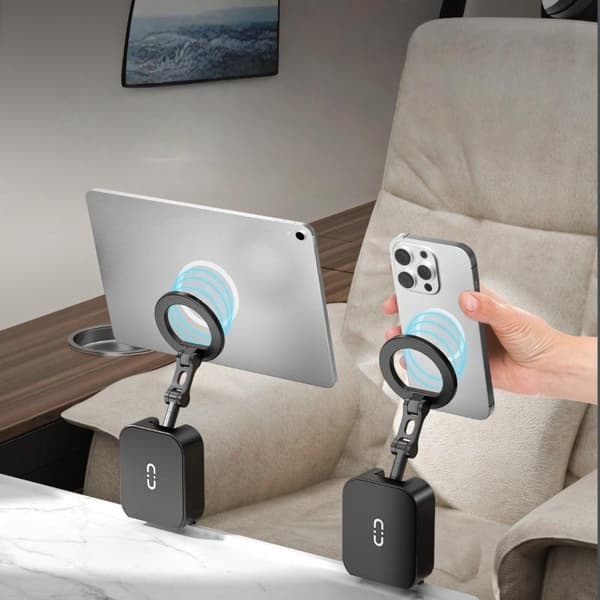 1 stk magnetisk telefonholder multifunksjonell fly høy hastighet White