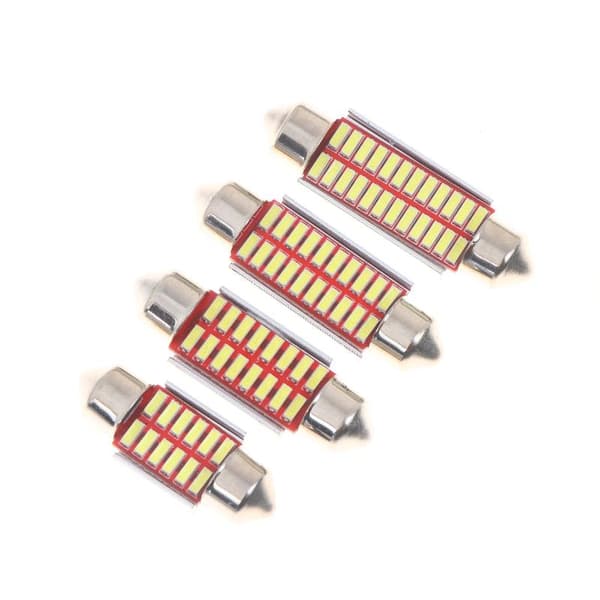10 kpl 4014 Chips Canbus LED-polttimo 31/36/39/41mm auton festoon-valo A2