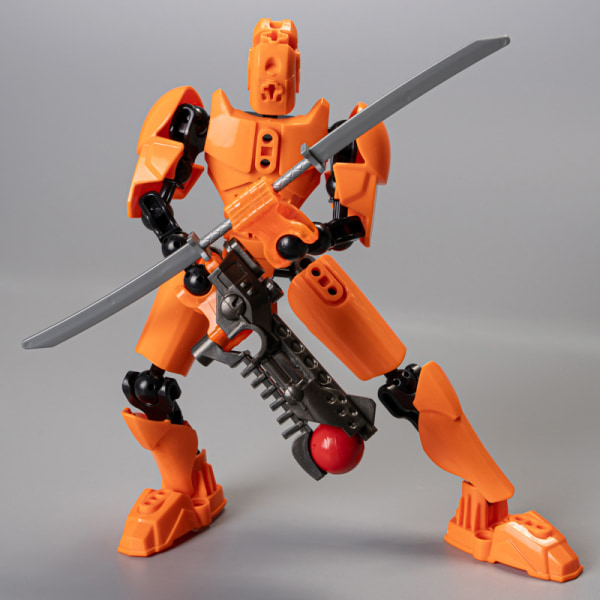 Multi-ed Movable Robot 3d-trykt mannekengleker Lucky 13 Dummy Red