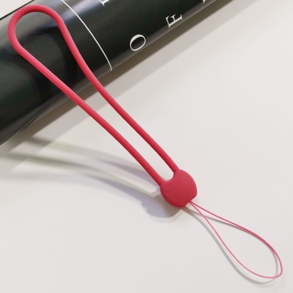 Silikonarmband Mobiltelefon Lanyard Universal Key Anti-Drop Red