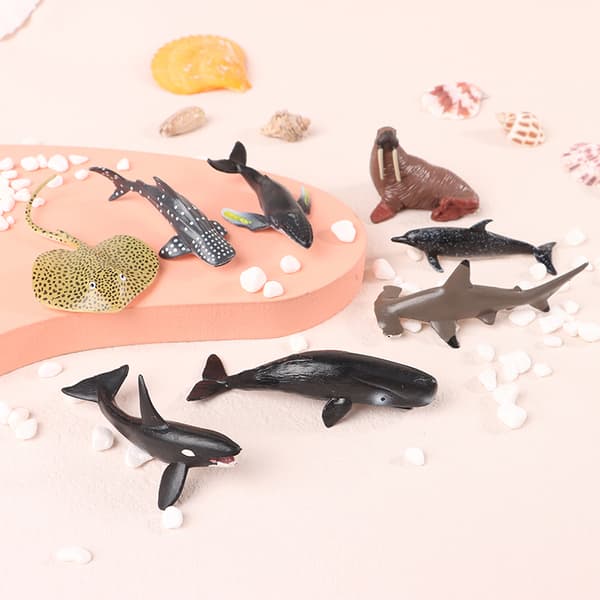 Simulering Marint liv Actionfigurer Ocean Animal Model Educat A11