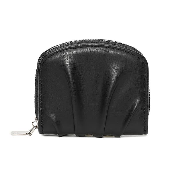 Stilig design Mini myntpung Ensfarget Allsidig Funksjon Sm Black