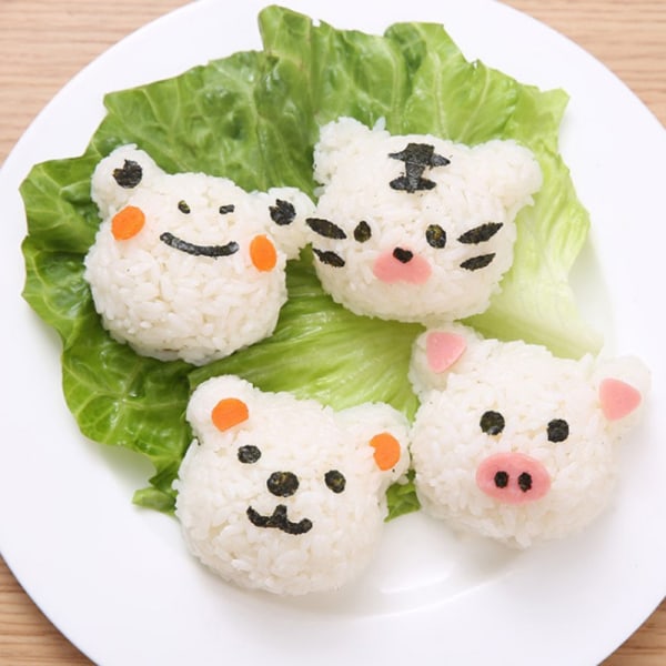 Sushi Nori Rice Mold Dog Bear Panda Rice Pregeformer