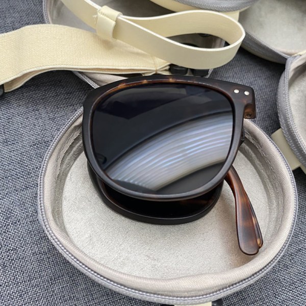 Kvinners mote sammenleggbare solbriller Damemerke designerglass A1