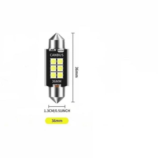 Bil LED Nummerskilt Leselys CSP 3030 Signallampe A1