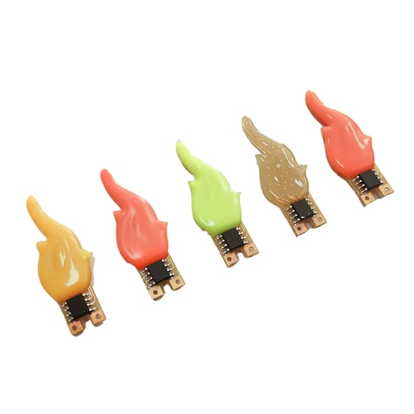 3v Led Cob Flash Ljus Flexibel Glödtråd Diode Light Decorati Green