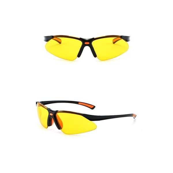 Clear Eye Sand Prevention Vindtett sikkerhetsridebriller Vente Orange